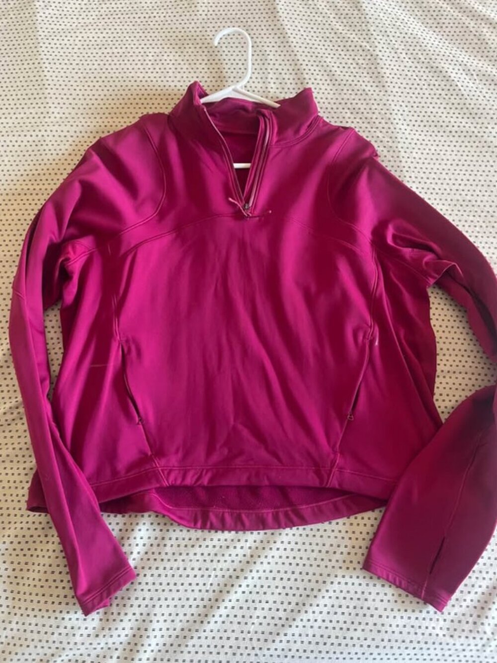 lululemon running fleece, size 8